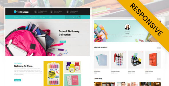 шаблон стационарного магазина opencart