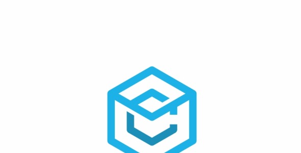 Шаблон логотипа на тему графика