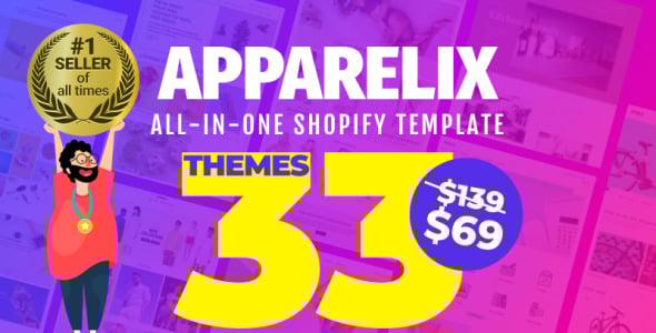 чистая многоцелевая тема shopify