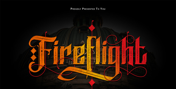 Шрифт на тему графика