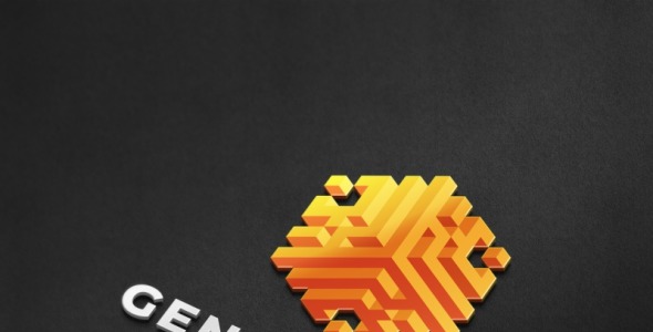 Шаблон логотипа на тему графика