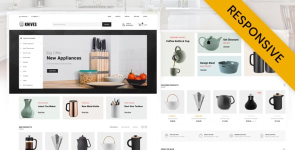 шаблон магазина кухонной техники opencart