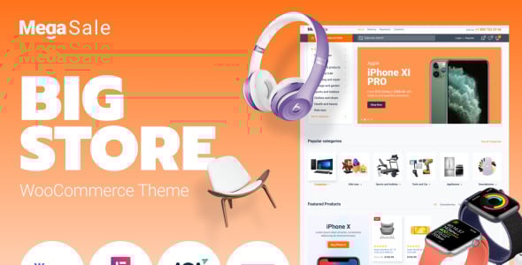 инновационная тема онлайн электронной коммерции super market woocommerce