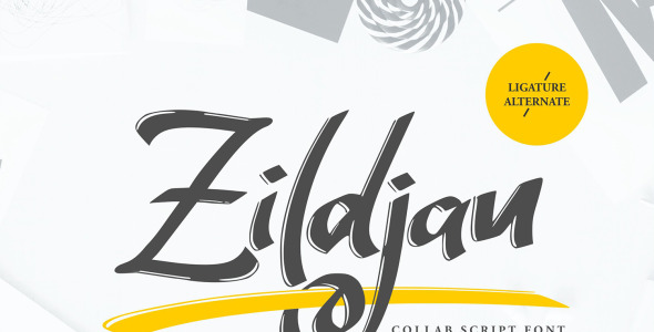 Шрифт на тему графика