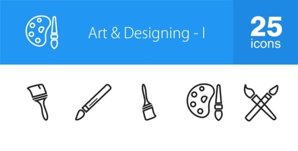 Набор иконок на тему графика