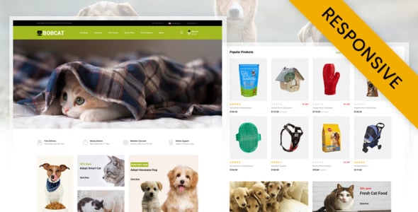 Pets &amp; Animals Store OpenCart Template