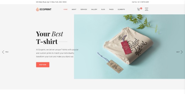 магазин печати многостраничный чистый HTML шаблон веб-сайта