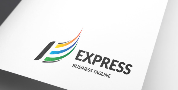 Шаблон логотипа на тему графика