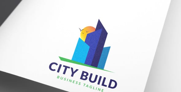 Шаблон логотипа на тему графика