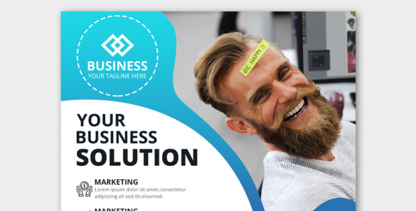 Шаблон для соцсетей на тему графика