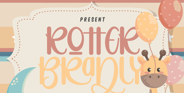 Шрифт на тему графика