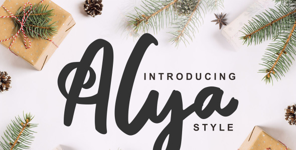 Шрифт на тему графика