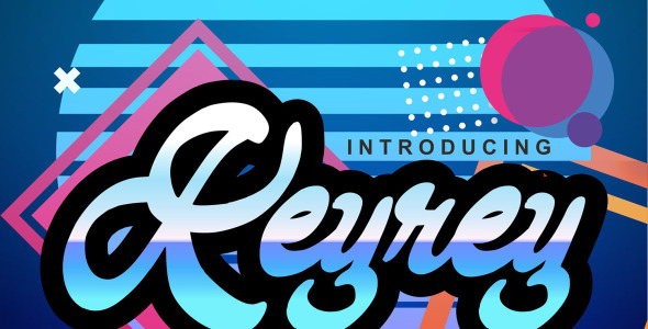 Шрифт на тему графика