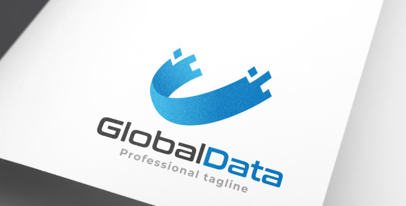 Шаблон логотипа на тему графика