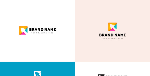 Шаблон логотипа на тему графика