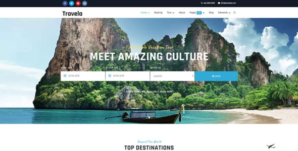 шаблон joomla для путешествий и туризма