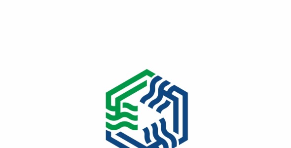 Шаблон логотипа на тему графика