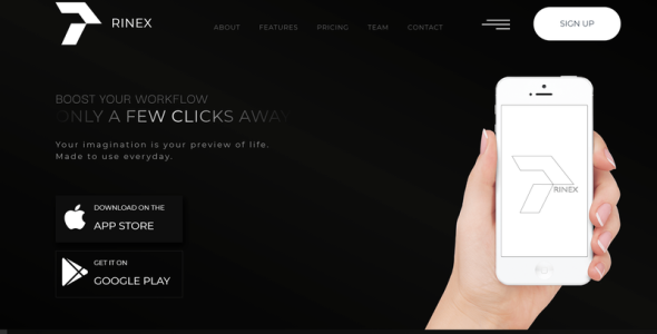App Landing Page Template