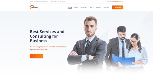 консалтинговое агентство многостраничный html шаблон сайта