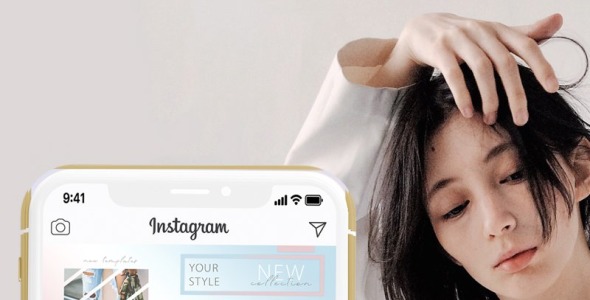 Шаблон для соцсетей на тему графика