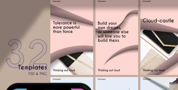 Шаблон для соцсетей на тему графика