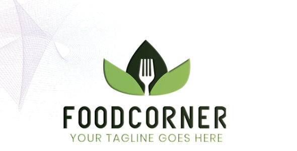 Шаблон логотипа на тему графика