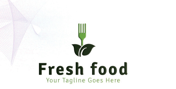 Шаблон логотипа на тему графика