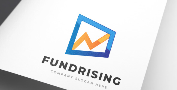 Шаблон логотипа на тему графика