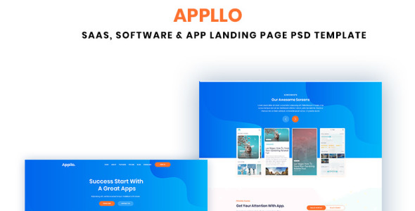 PSD шаблон на тему графика