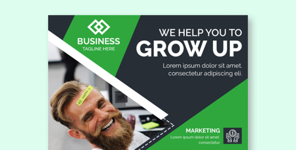 Шаблон для соцсетей на тему графика