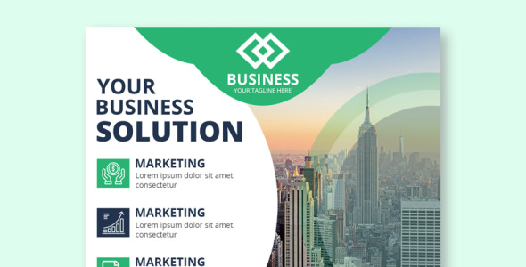 Шаблон для соцсетей на тему графика