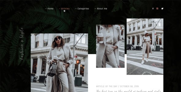 PSD шаблон на тему дизайн и фотография