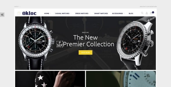 Watch Shop Magento Theme
