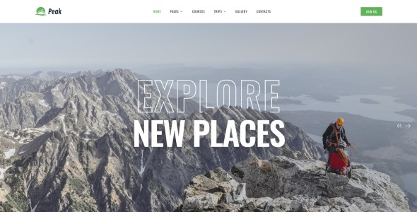 восхождение многостраничный чистый html шаблон сайта