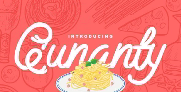 Шрифт на тему графика