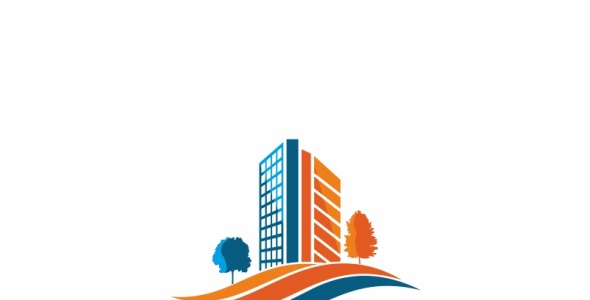 Шаблон логотипа на тему графика