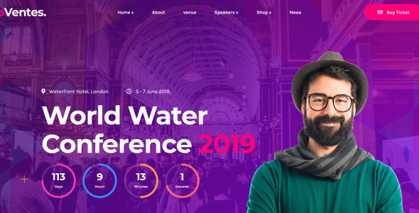 тема конференции и мероприятия wordpress