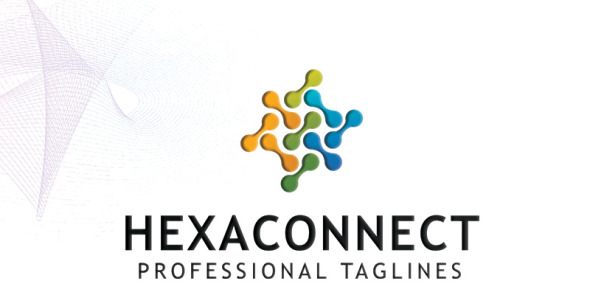 Шаблон логотипа на тему графика