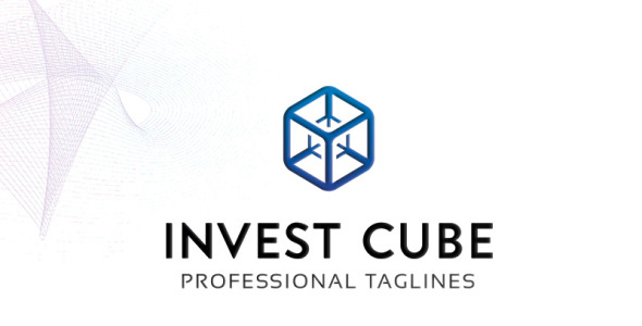 Шаблон логотипа на тему графика