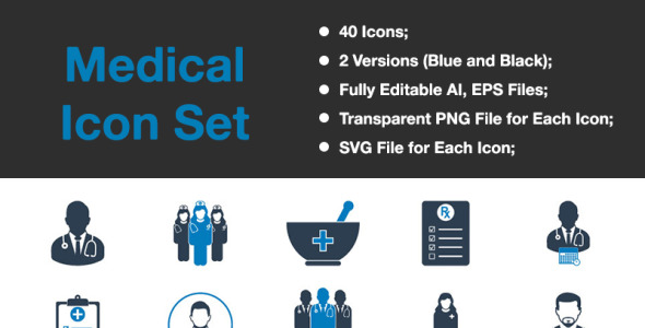 Набор иконок на тему графика