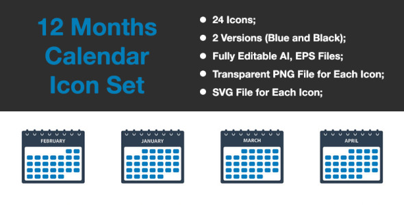 Набор иконок на тему графика