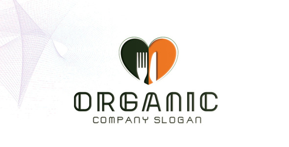 Шаблон логотипа на тему графика