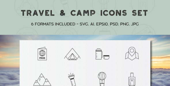 Набор иконок на тему графика