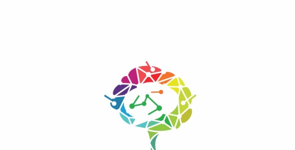 Шаблон логотипа на тему графика