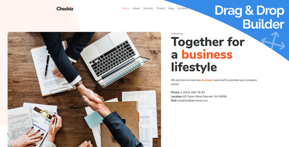 бизнес маркетинг moto cms 3 шаблон