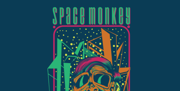 T-shirt Design на тему графика