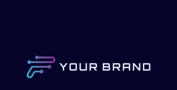 Шаблон логотипа на тему графика