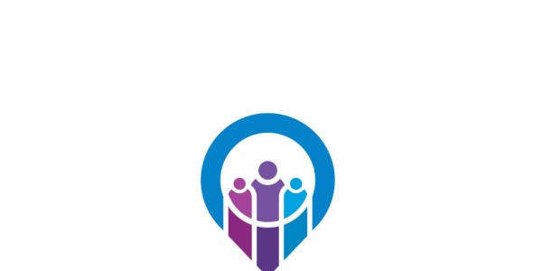 Шаблон логотипа на тему графика