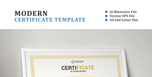 Шаблон сертификата на тему графика