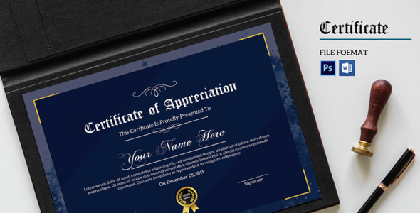 Шаблон сертификата на тему графика